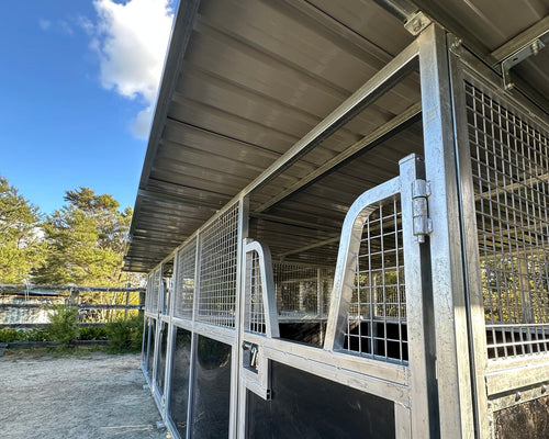 galvanised steel horse stable frame durable modular stable NZ
