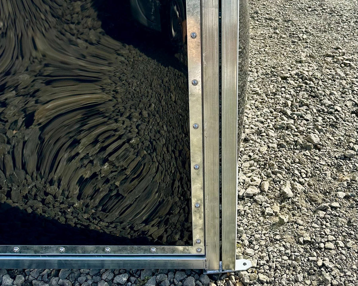 horse stable steel frame 50x50mm box section construction detail